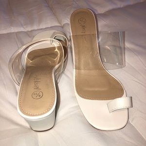 nasty gal white heels